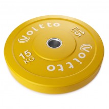 Набор цветных бамперных дисков Voitto 15 кг (2 шт) - d51