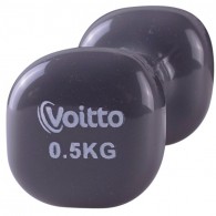 Гантель для фитнеса виниловая квадратная Voitto 0,5 кг